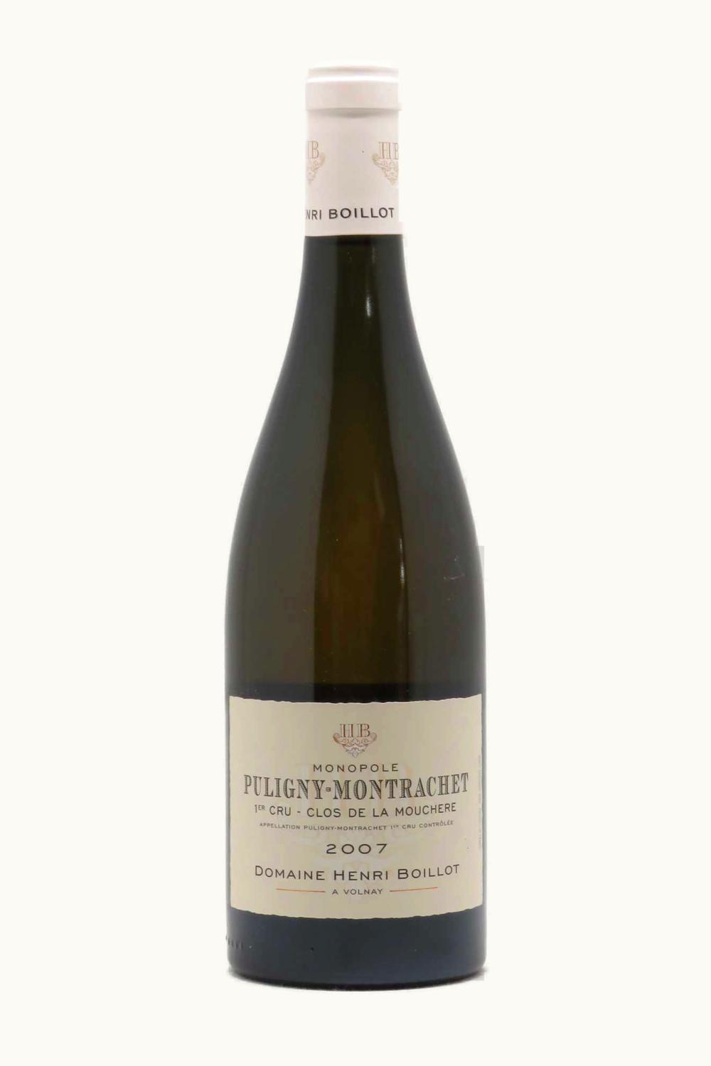 Domaine Henri Boillot Clos de la Mouchère Monopole Puligny-Montrachet Premier Cru Côte de Beaune, 2007