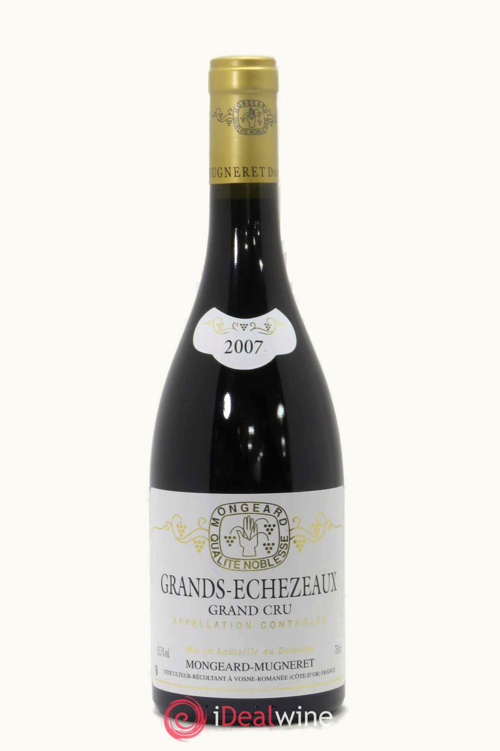 Domaine Mongeard-Mugneret Domaine Mongeard-Mugneret Grand Cru Flagey Échezeaux Côte de Nuit, 2007