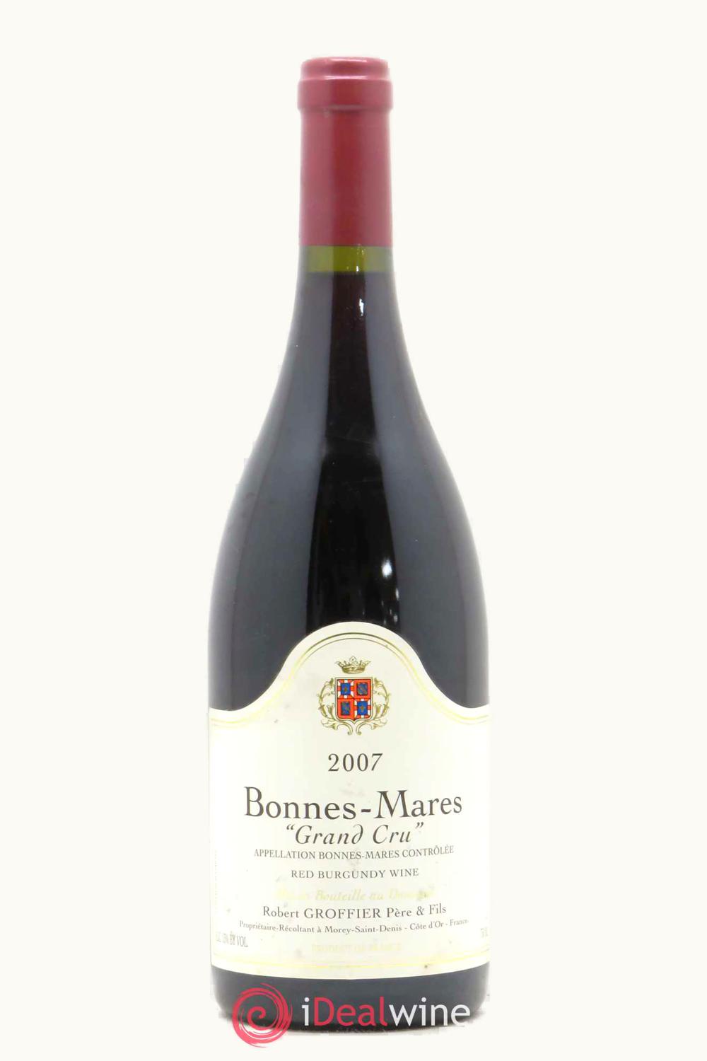 Domaine Robert Groffier Domaine Robert Groffier Grand Cru Bonnes Mares Chambolle-Musigny Côte de Nuit, 2007