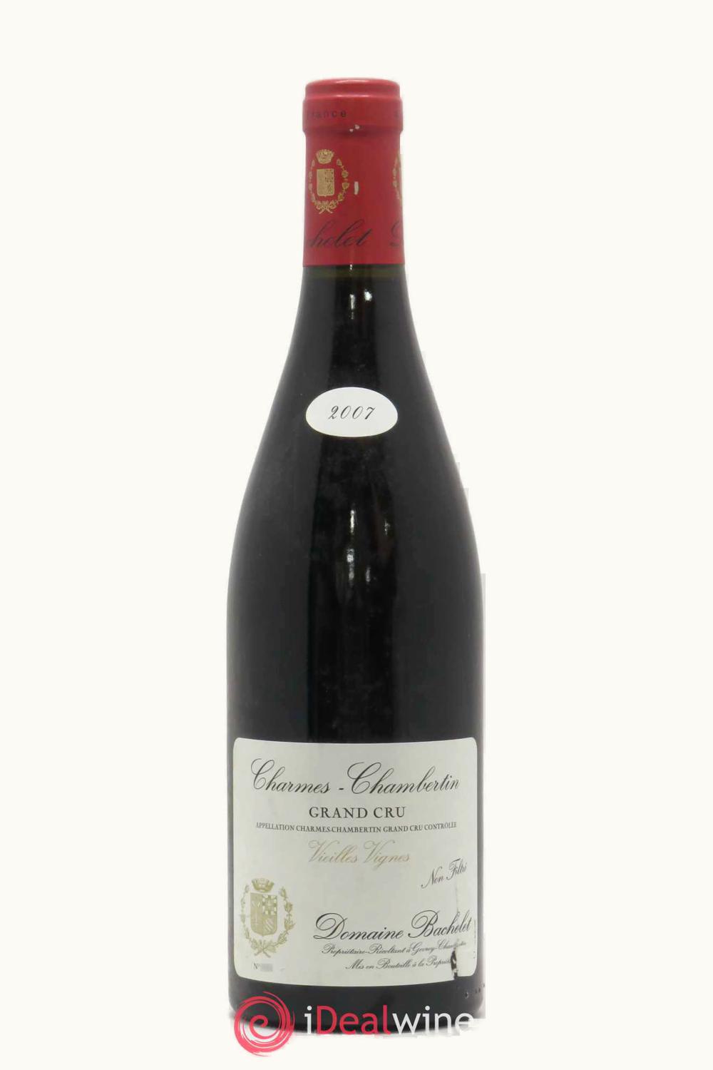 Domaine Denis Bachelet Grand Cru Vieilles Vignes Charmes-Chambertin Gevrey Côte de Nuit, 2007