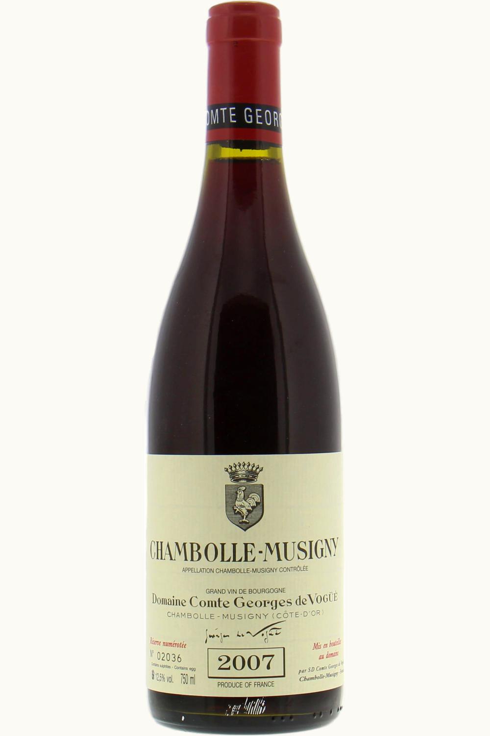 Domaine Comte George de Vogue Domaine Comte George de Vogue Côte de Nuit Chambolle-Musigny Burgundy, 2007