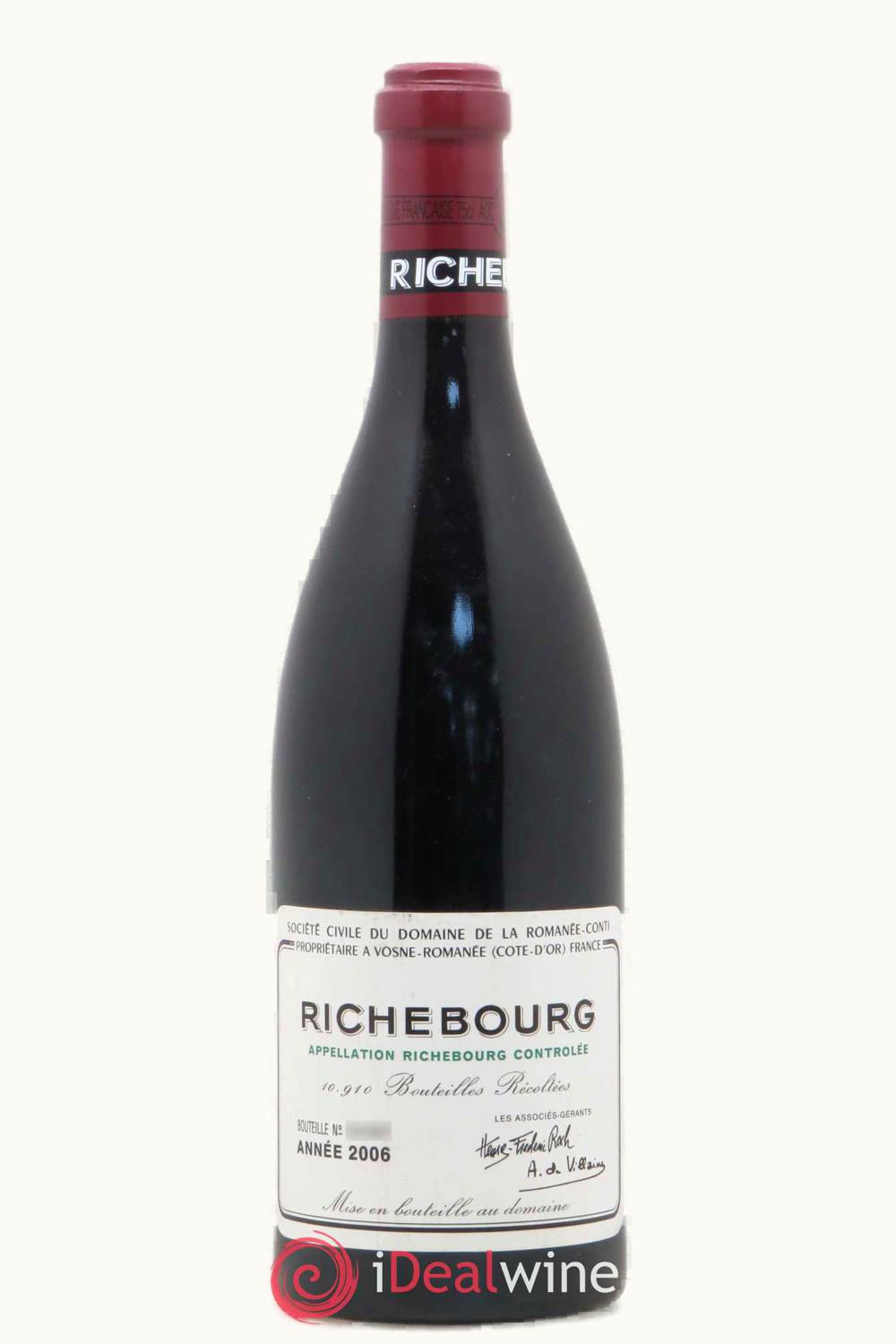 Domaine de la Romanée-Conti Domaine de la Romanée-Conti Grand Cru Côte de Nuit Richebourg Vosne, 2006