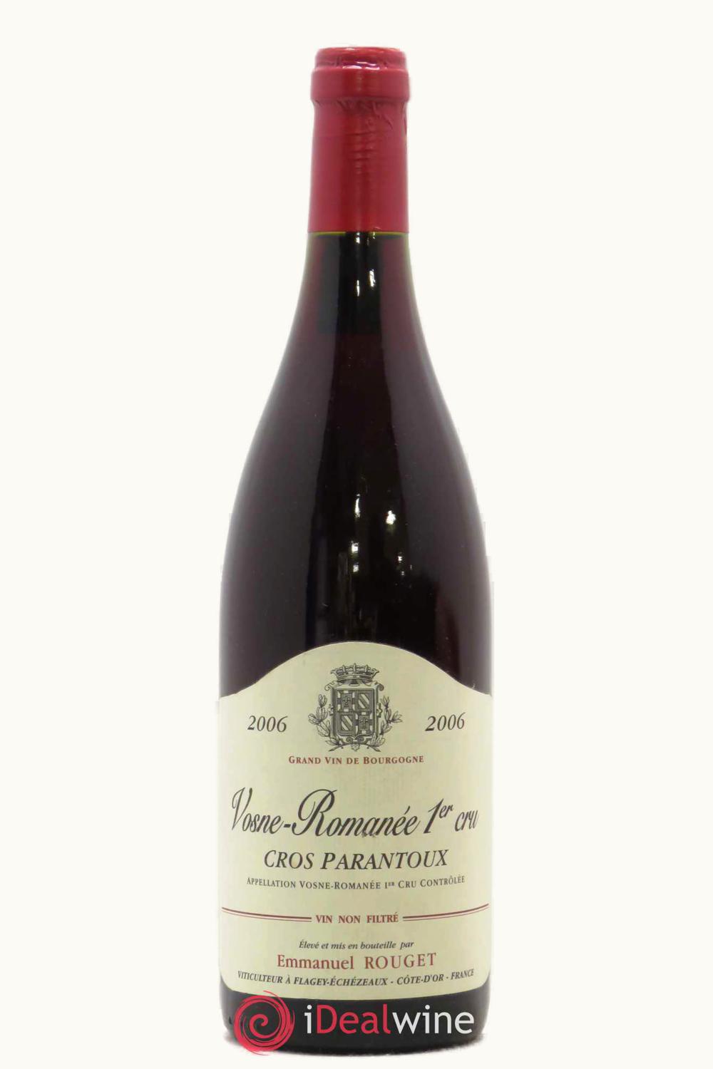 Emmanuel Rouget Emmanuel Rouget Cros Parantoux Vosne-Romanée Premier Cru Côte de Nuit, 2006