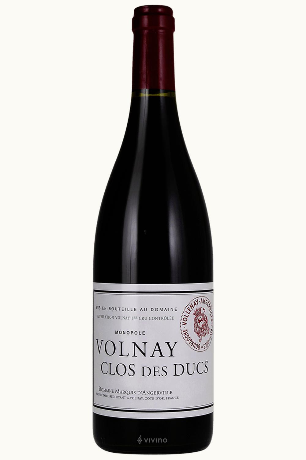 Domaine Marquis d'Angerville Domaine Marquis d'Angerville Clos des Ducs Volnay Premier Cru Côte de Beaune, 2006