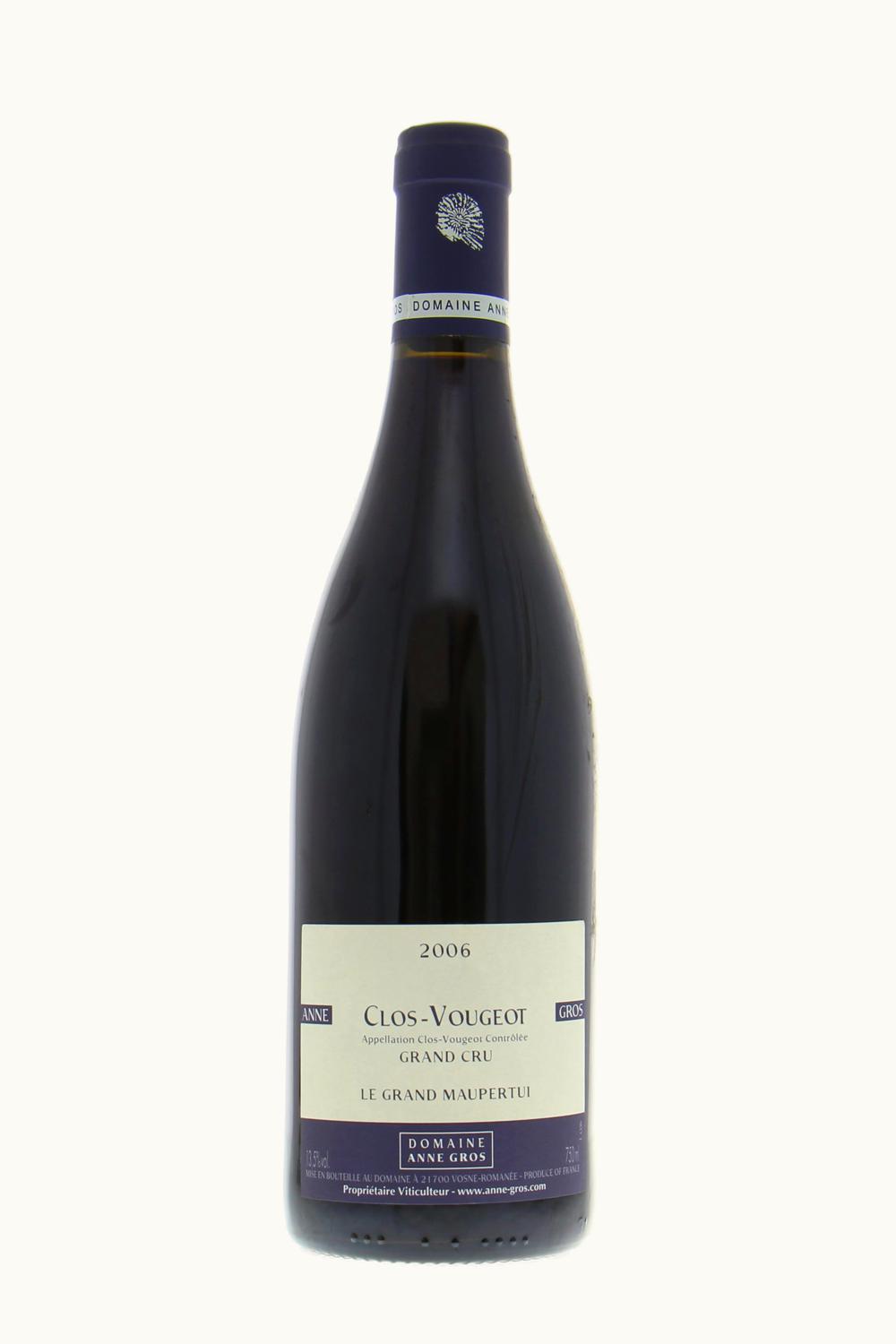 Domaine Anne Gros Domaine Anne Gros Grand Cru Le Maupertui Côte de Nuit Clos de Vougeot, 2006