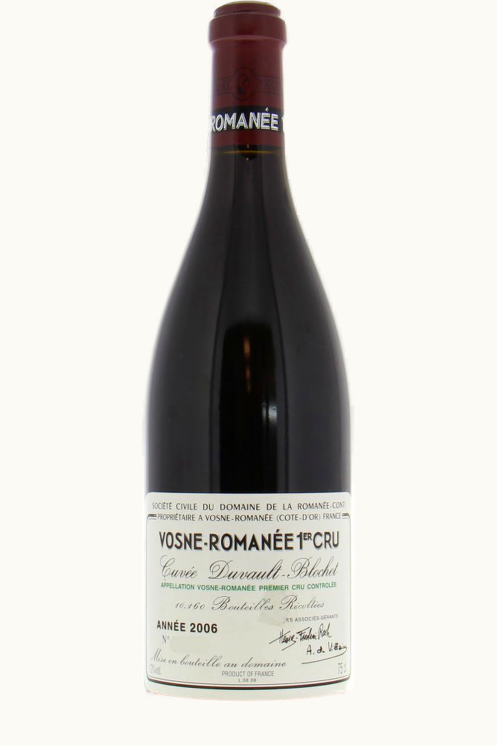 Domaine de la Romanée-Conti Domaine de la Romanée-Conti Cuvée Duvault-Blochet Vosne-Romanée Premier Cru Côte de Nuit, 2006