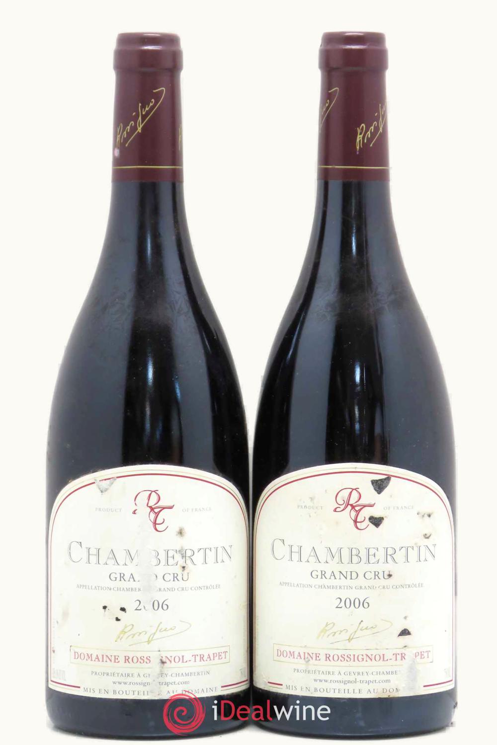 Domaine Rossignol Trappet Chambertin Grand Cru Le Gevrey Côte de Nuit, 2006