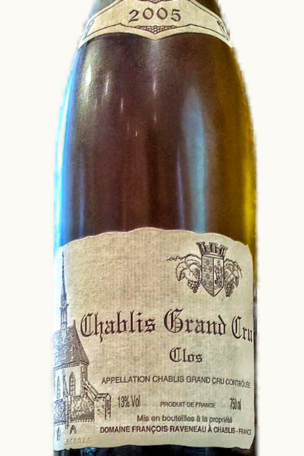 Domaine François Raveneau Domaine François Raveneau Les Clos Chablis Grand Cru, 2005
