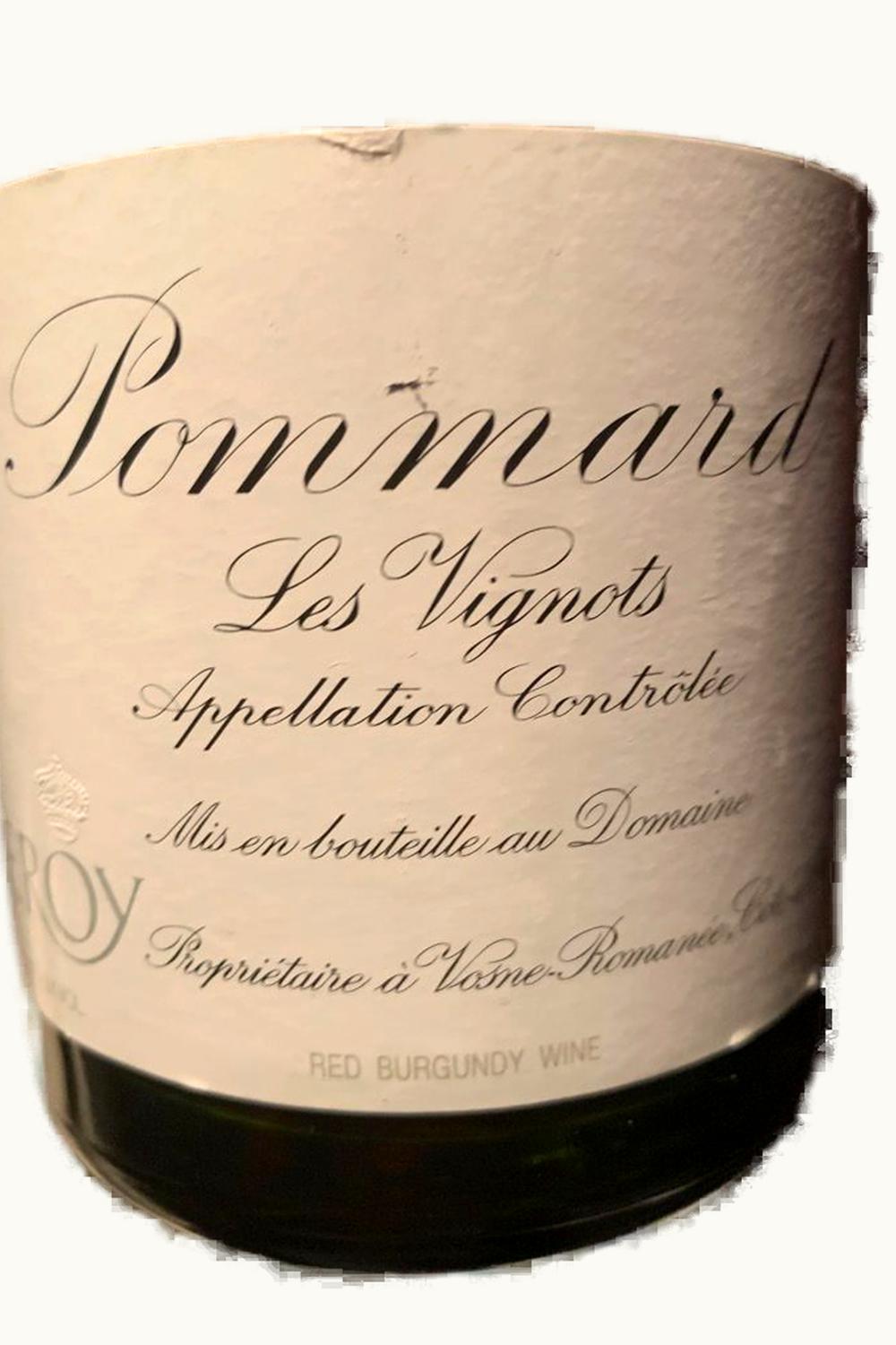 Domaine Leroy Domaine Leroy Les VIgnots Pommard Côte de Beaune, 2005