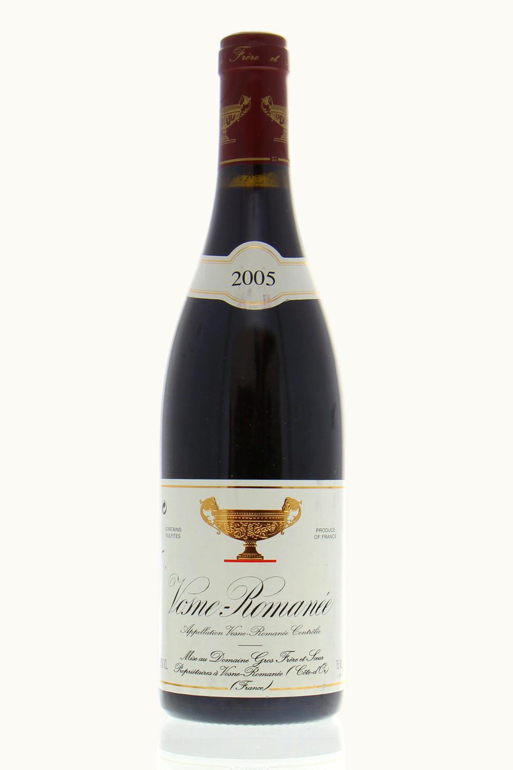 Domaine Gros Frère & Soeurs Domaine Gros Frère & Soeurs Grand Cru Richebourg Vosne-Romanée Côte de Nuit, 2005