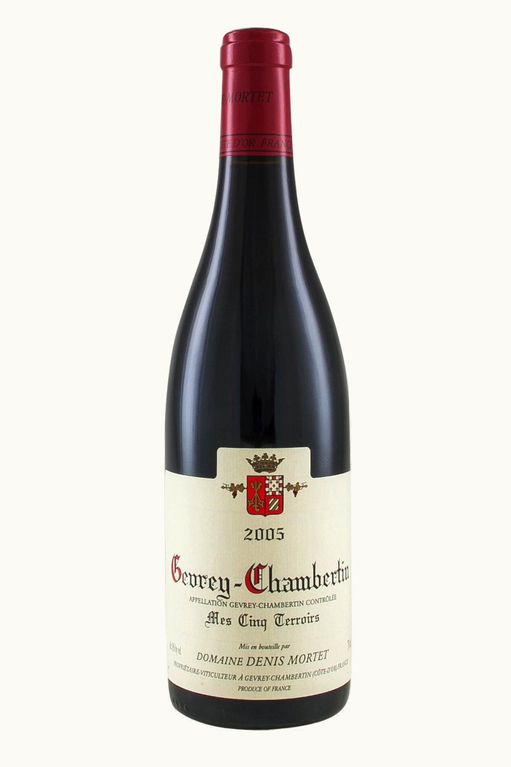 Domaine Denis Mortet Mes Cinq Terroirs Gevrey-Chambertin Côte de Nuit, 2005
