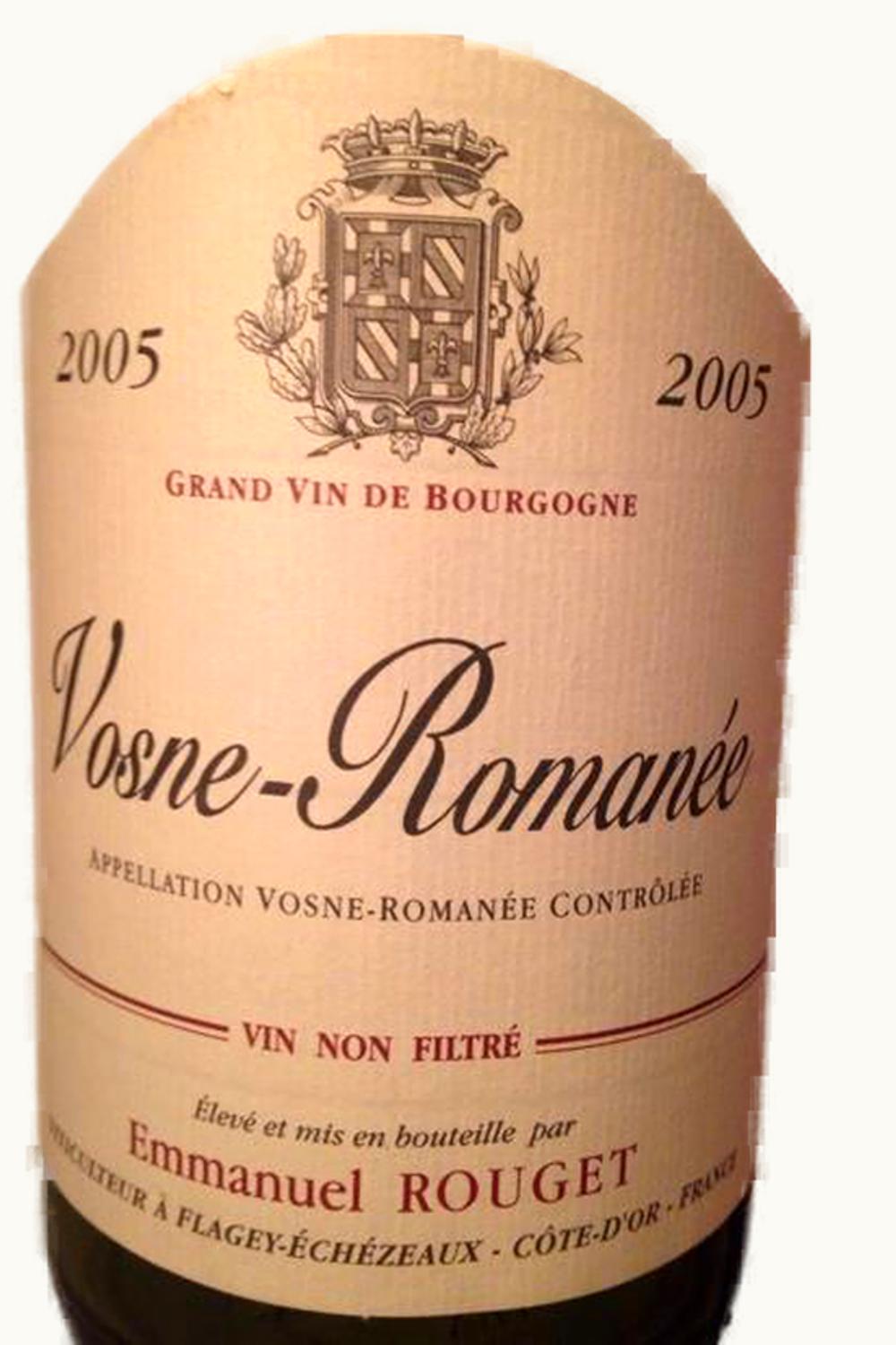 Emmanuel Rouget Emmanuel Rouget Vosne-Romanée Côte de Nuit, 2005