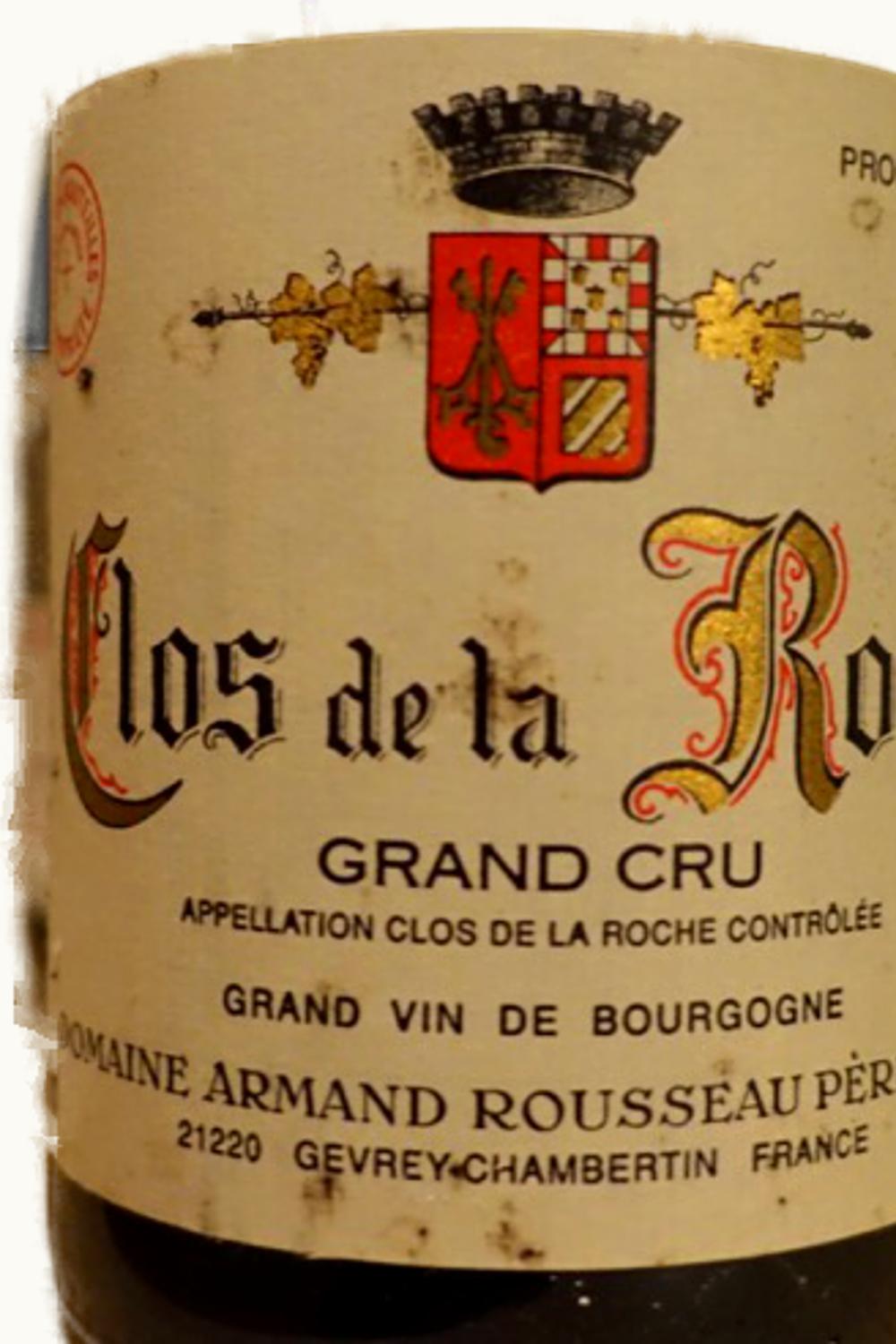 Domaine Armand Rousseau Domaine Armand Rousseau Grand Cru Clos de la Roche Morey St. Denis Côte de Nuit, 2004