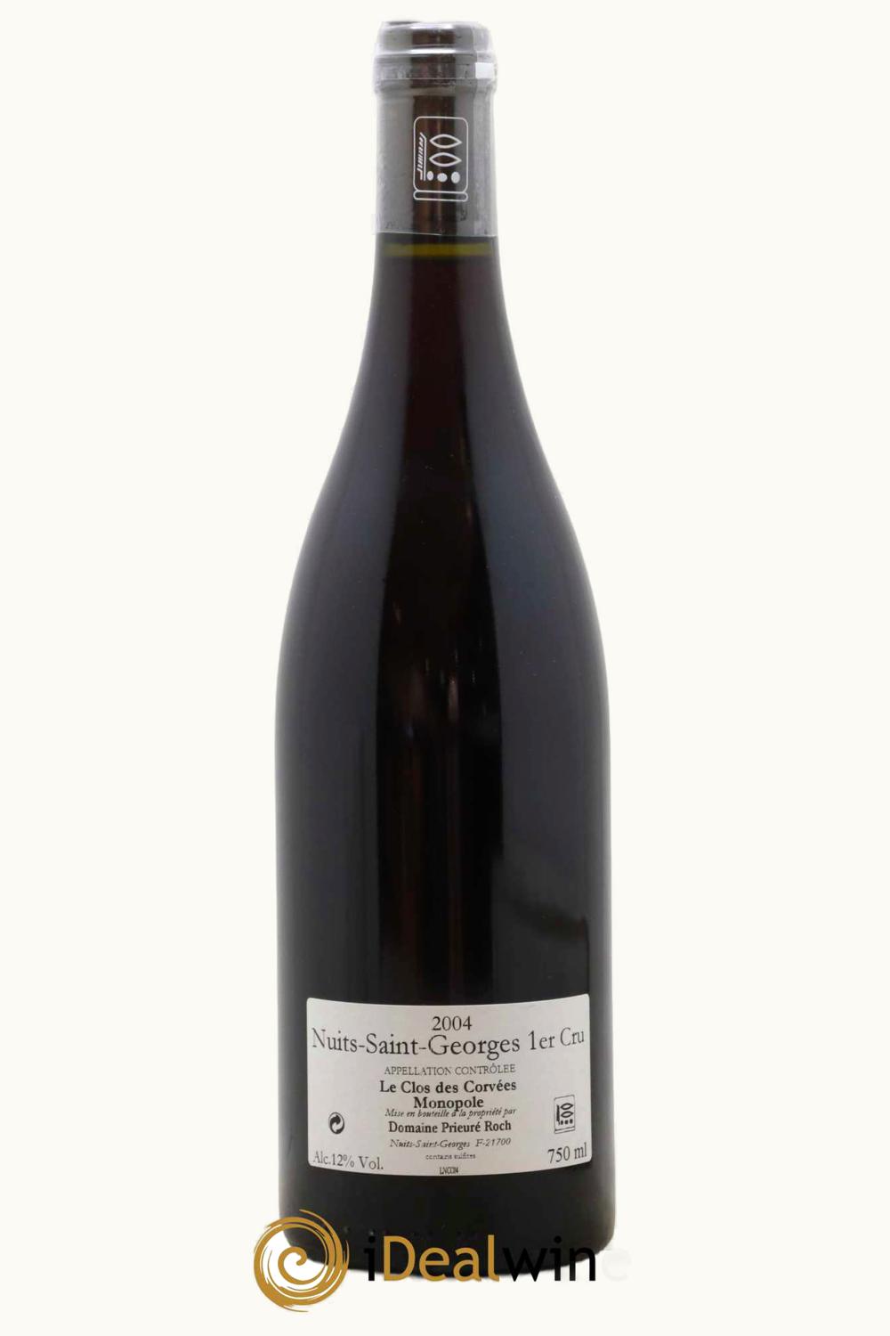 Domaine Prieur Roch Domaine Prieur Roch Le Clos de la Corvée Nuit St. George Premier Cru Côte, 2004