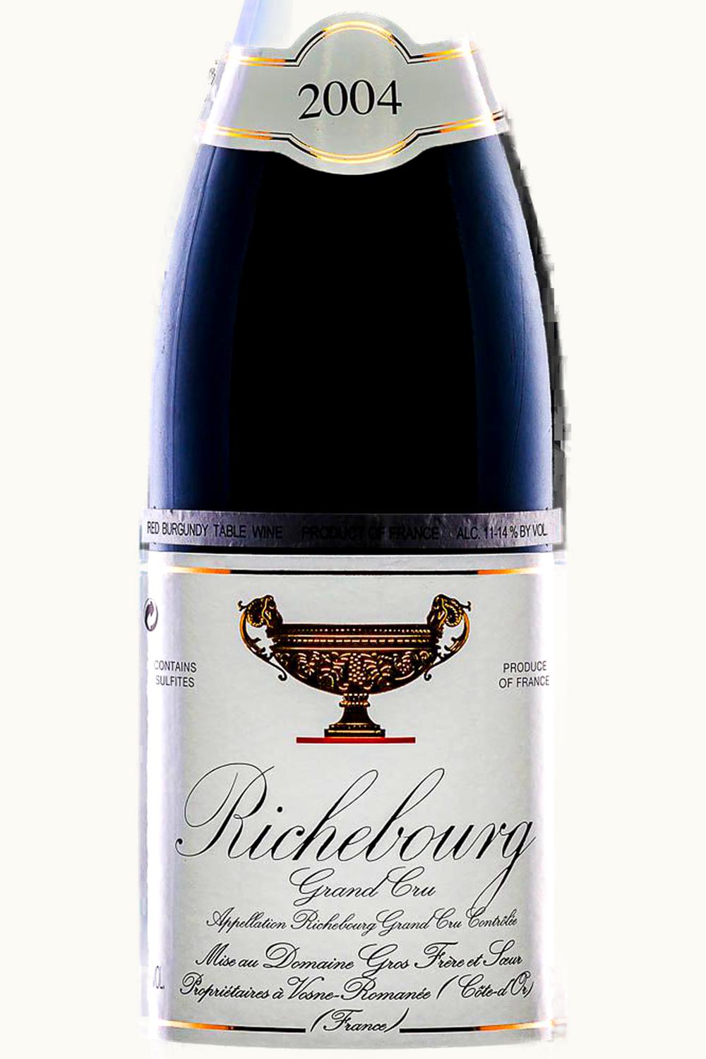 Domaine Gros Frère & Soeurs Domaine Gros Frère & Soeurs Grand Cru Richebourg Vosne-Romanée Côte de Nuit, 2004