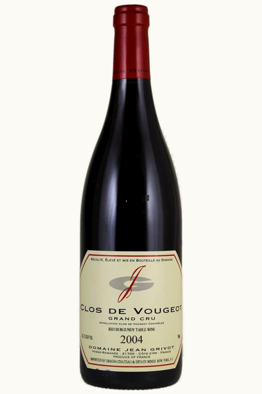 Domaine Jean Grivot Domaine Jean Grivot Grand Cru Côte Nuit Clos de Vougeot, 2004