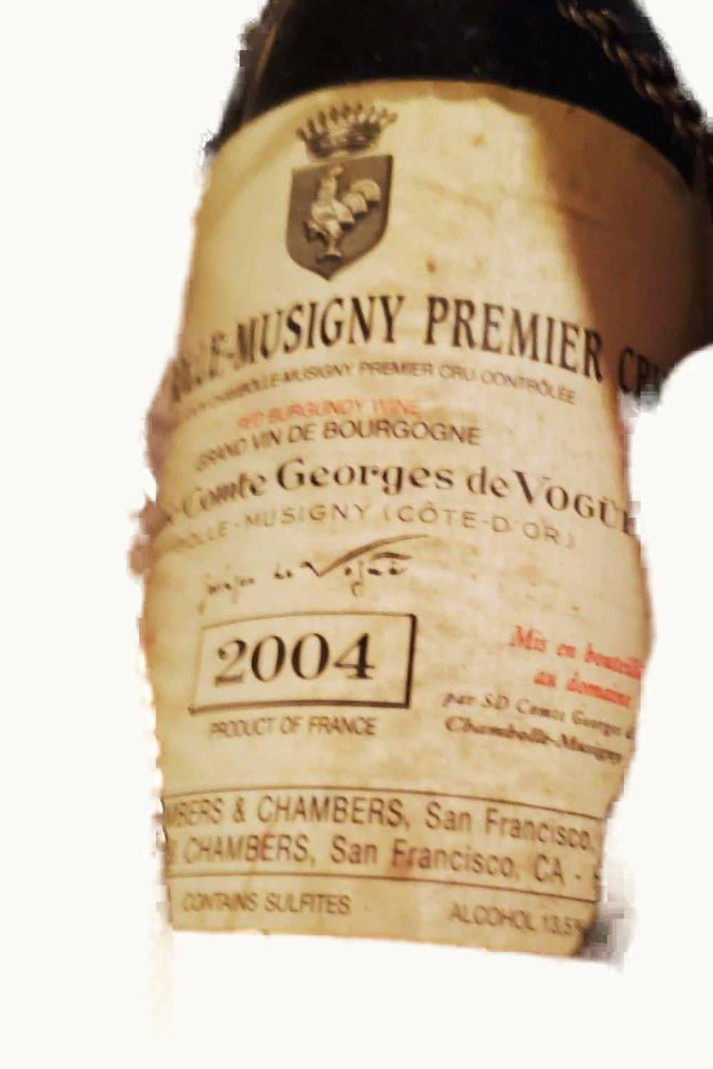 Domaine Comte George de Vogue Domaine Comte George de Vogue Premier Cru Côte Nuit Chambolle-Musigny, 2004