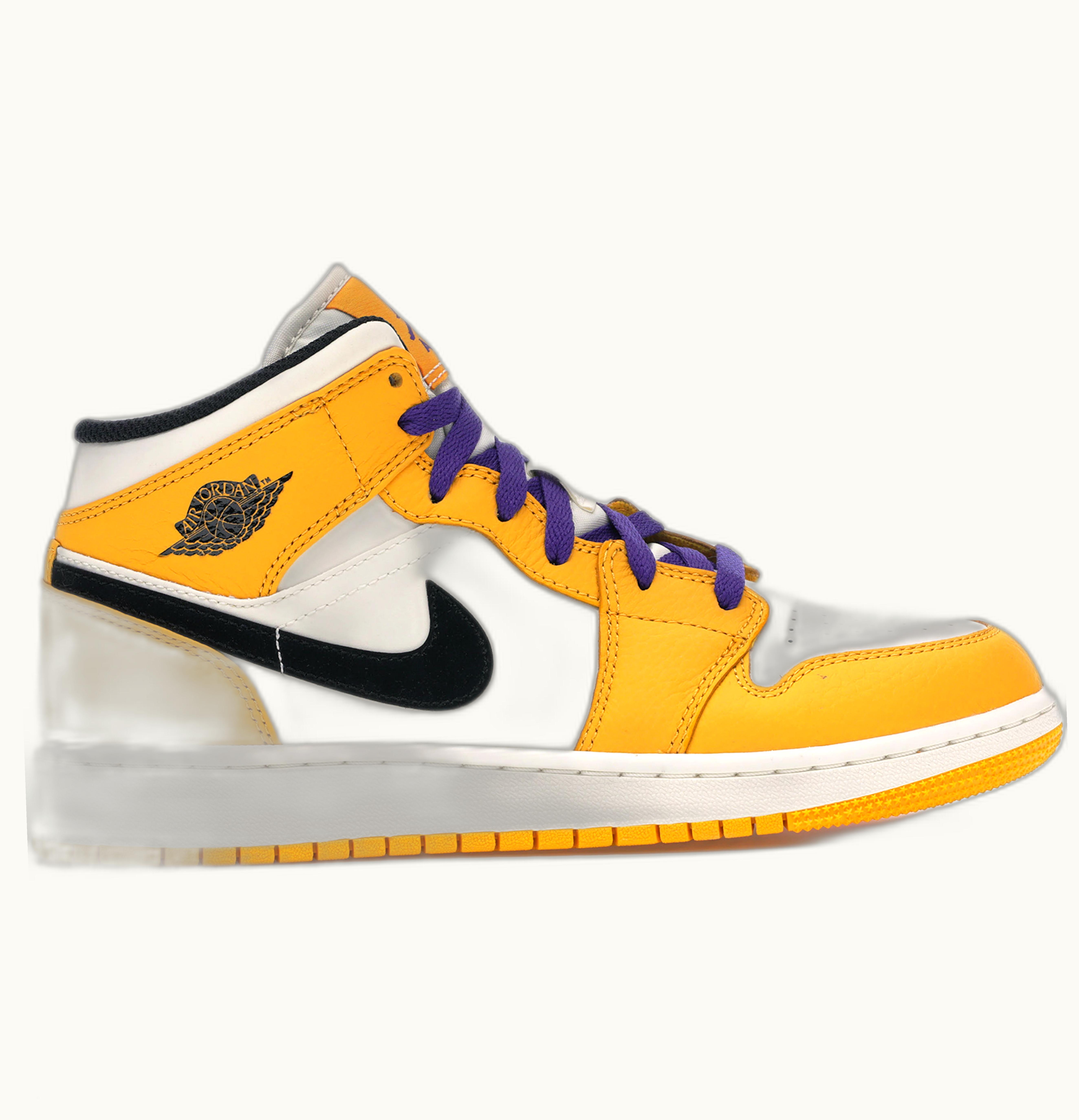Jordan Air Jordan 1 Mid SE Lakers GS