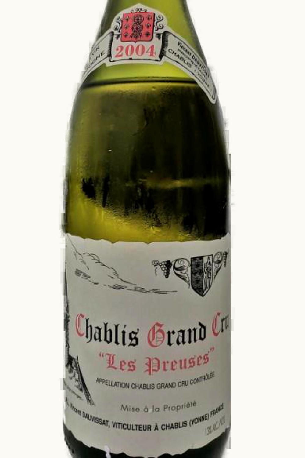 Domaine René & Vincent Dauvissat Domaine René & VIncent Dauvissat Les Preuses Chablis Grand Cru, 2004