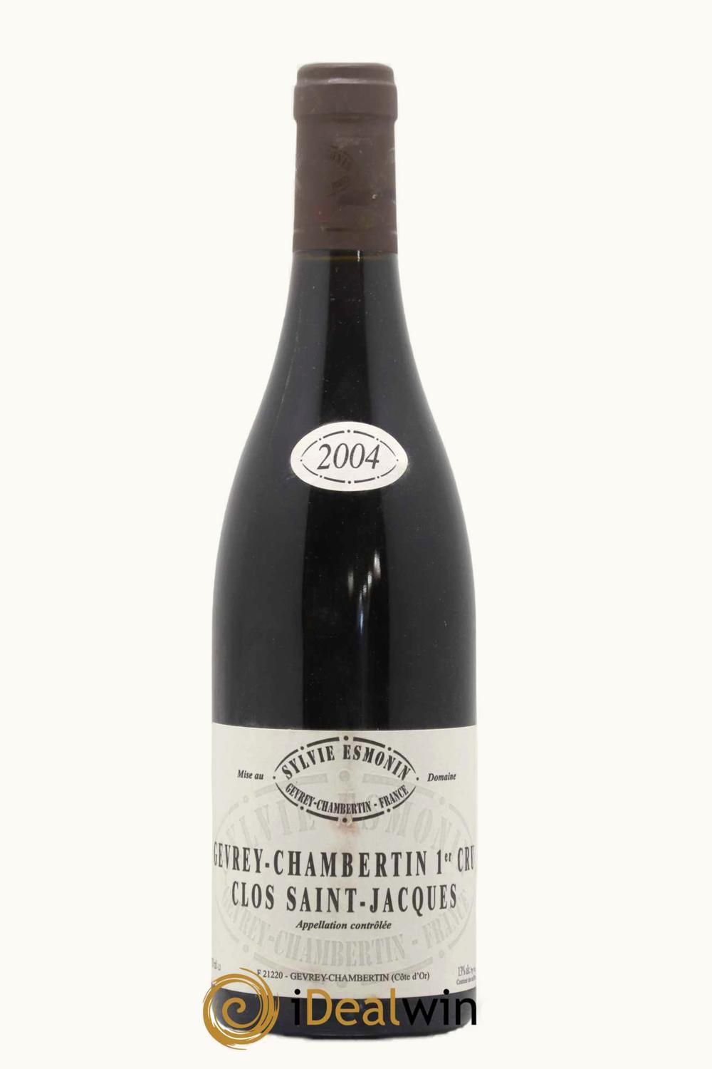 Domaine Sylvie Esmonin Domaine Sylvie Esmonin Clos St Jacques Gevrey Chambertin Premier Cru Cote de Nuit Burgundy, 2004