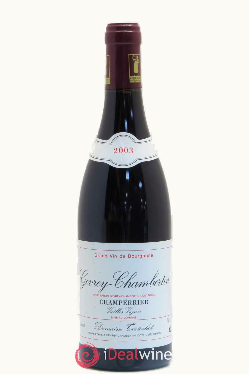 Domaine Tortochot Chambertin Le Gevrey Cote de Nuit Burgundy, 2003