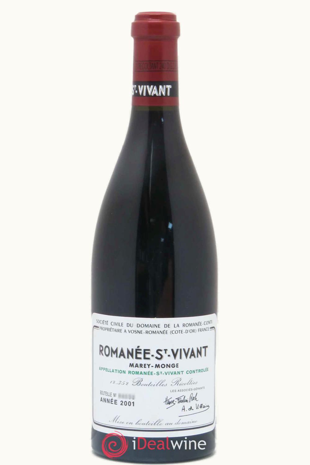 Domaine de la Romanée-Conti Domaine de la Romanée-Conti St Vivant Grand Cru Cote Nuit Vosne Burgundy, 2003