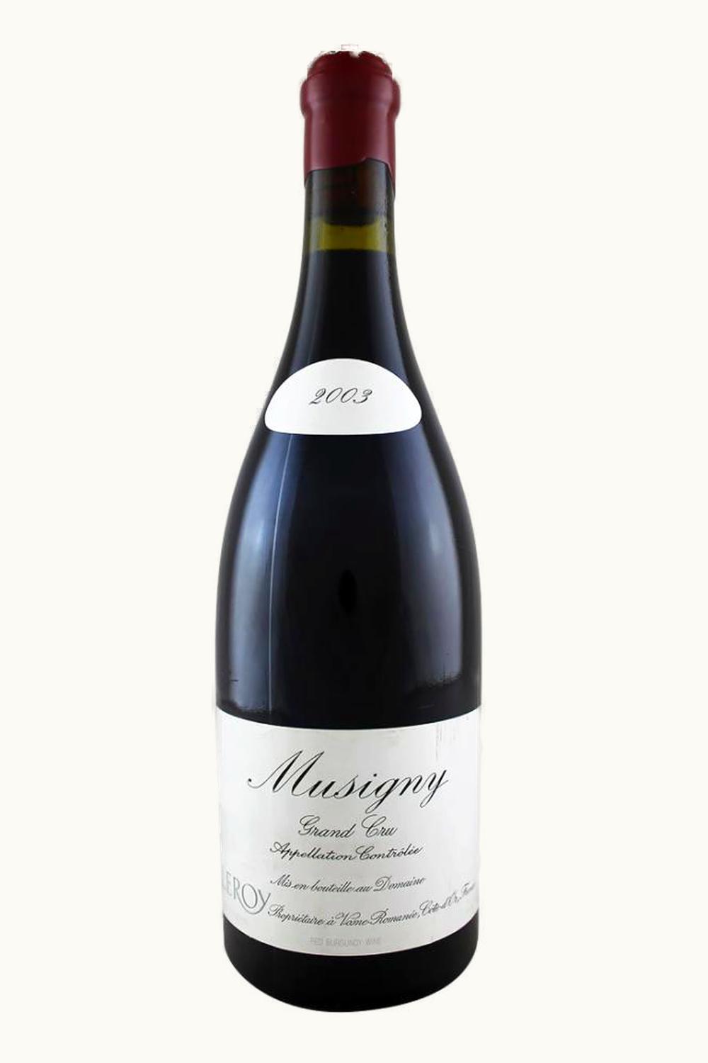 Domaine Leroy Domaine Leroy Musigny Chambolle Cote de Nuit Burgundy, 2003