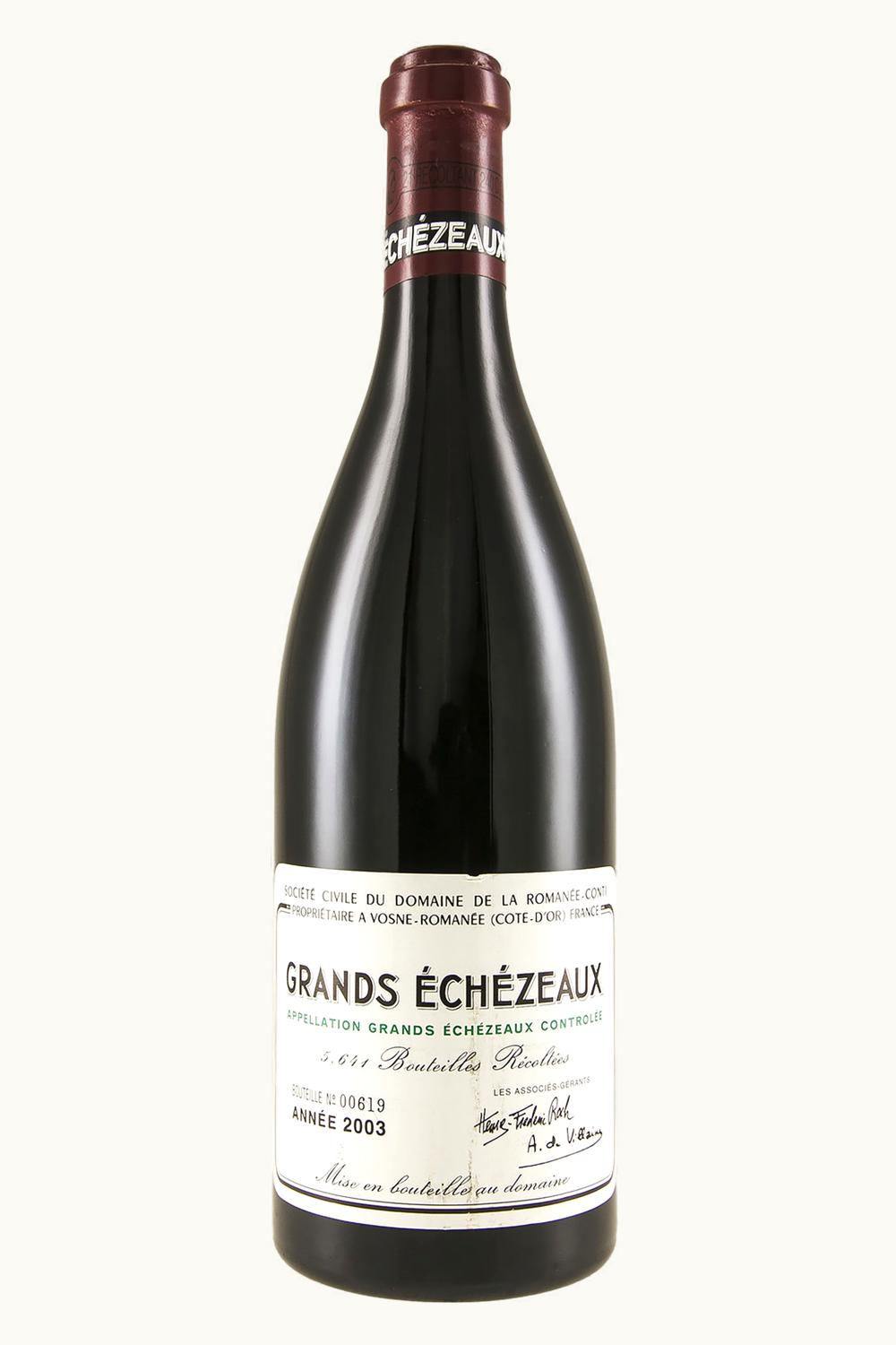 Domaine de la Romanée-Conti Domaine de la Romanée-Conti Grandsechezeaux Grand Cru Cote Nuit Flagey Echezeaux Burgundy, 2003