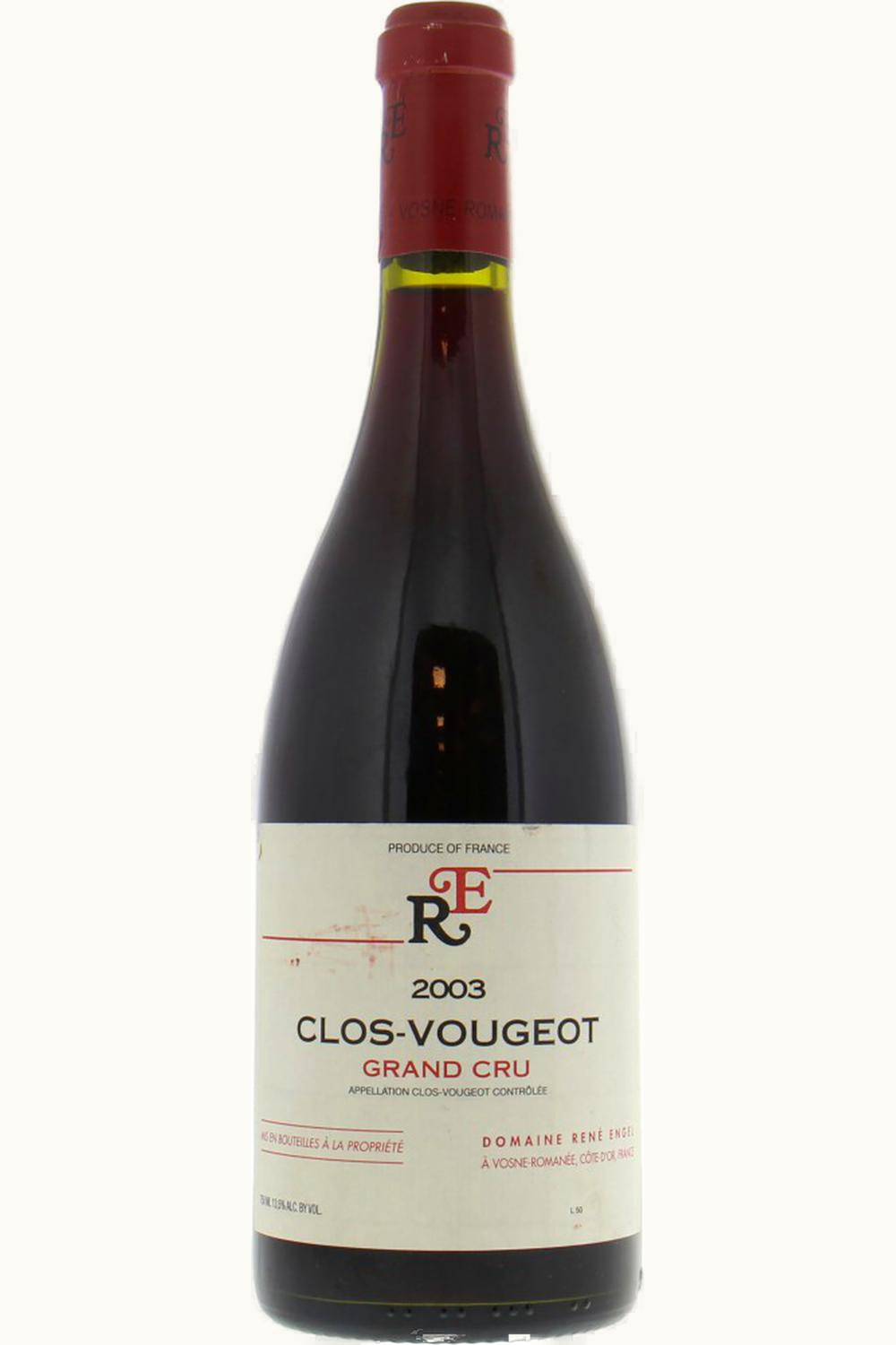 Domaine René Engel Domaine Rene Engel Grand Cru Cote Nuit Clos de Vougeot Burgundy, 2003