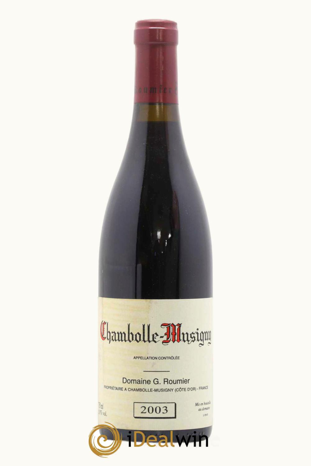 Domaine George Christoph Roumier Domaine George Christoph Roumier Chambolle Musigny Cote de Nuit Burgundy, 2003