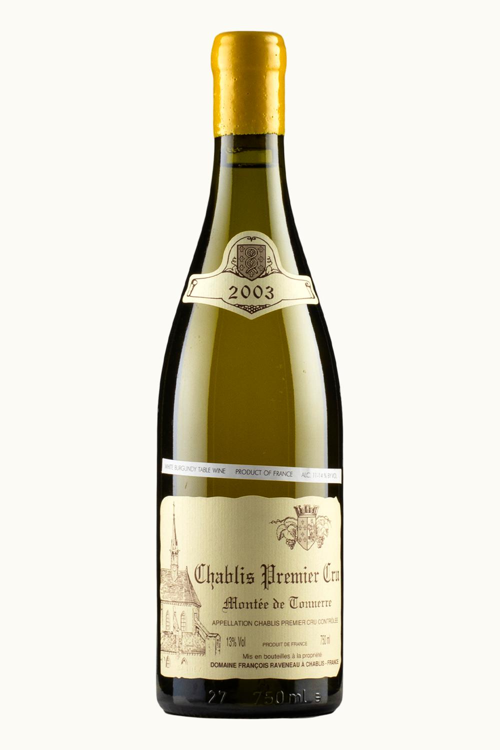 Domaine François Raveneau Domaine Francois Raveneau Monte de Tonnerre Chablis Premier Cru Burgundy, 2003