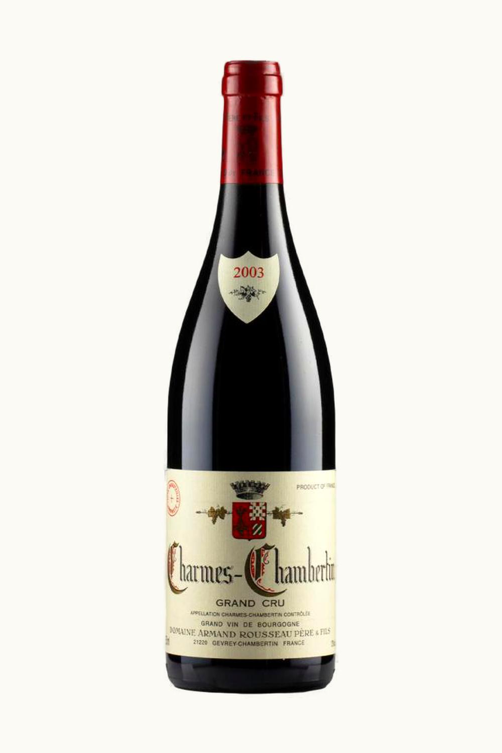 Domaine Armand Rousseau Domaine Armand Rousseau Charmes Chambertin Gevrey Cote de Nuit Grand Cru Burgundy, 2003