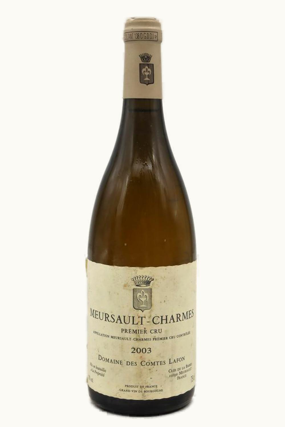 Domaine de Comte Lafon Domaine de Comte Lafon Charmes Meursault Premier Cru Cote Beaune Burgundy, 2003