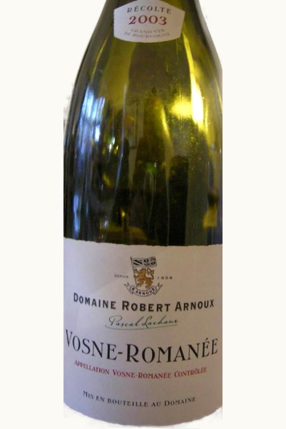 Domaine Arnoux-Lachaux Domaine Arnoux-Lachaux Vosne Romanee Cote de Nuit Burgundy, 2003