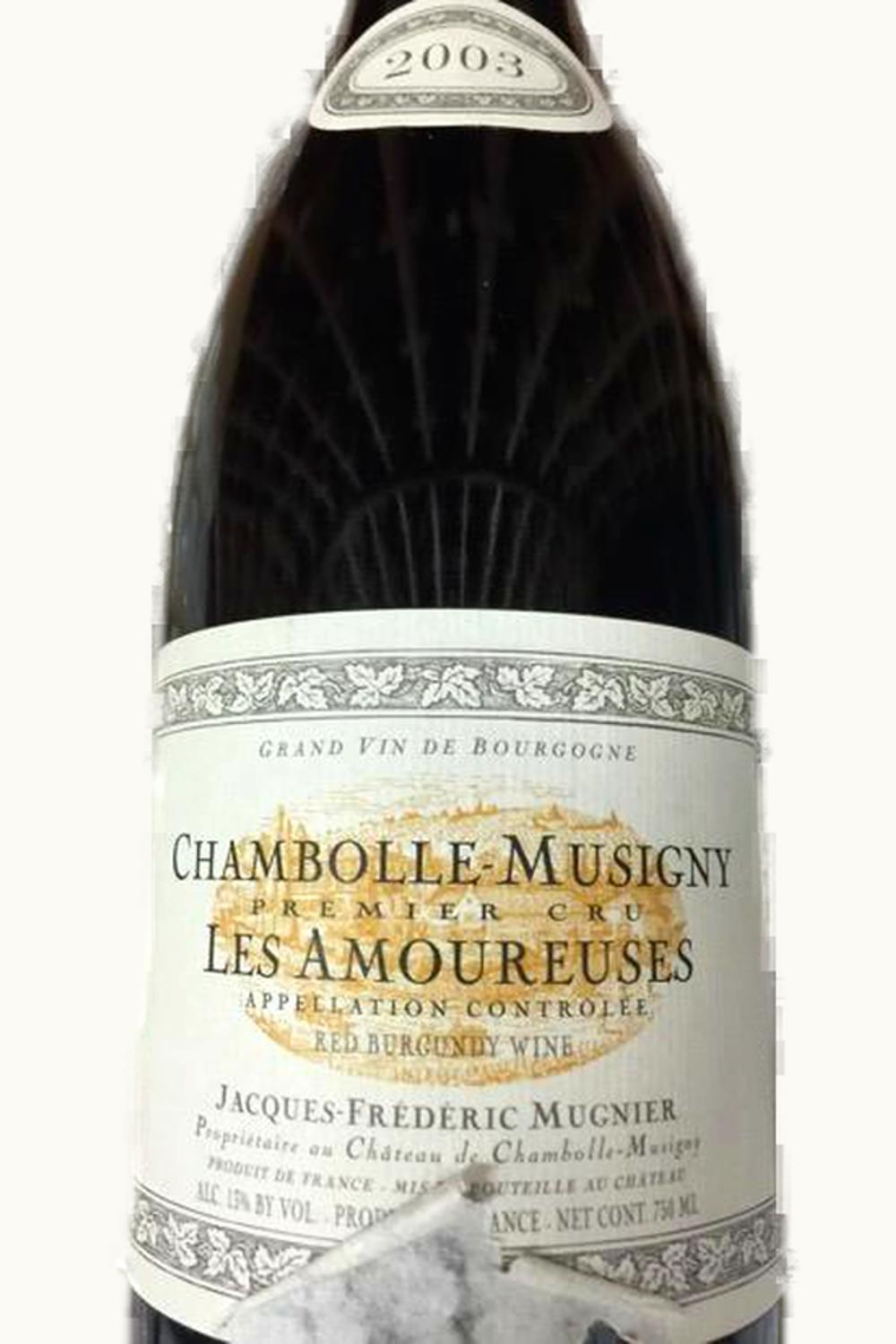 Domaine Jacques-Frédéric Mugnier Domaine Jacques-Frédéric Mugnier Chambolle Musigny Cote de Nuit Burgundy, 2003