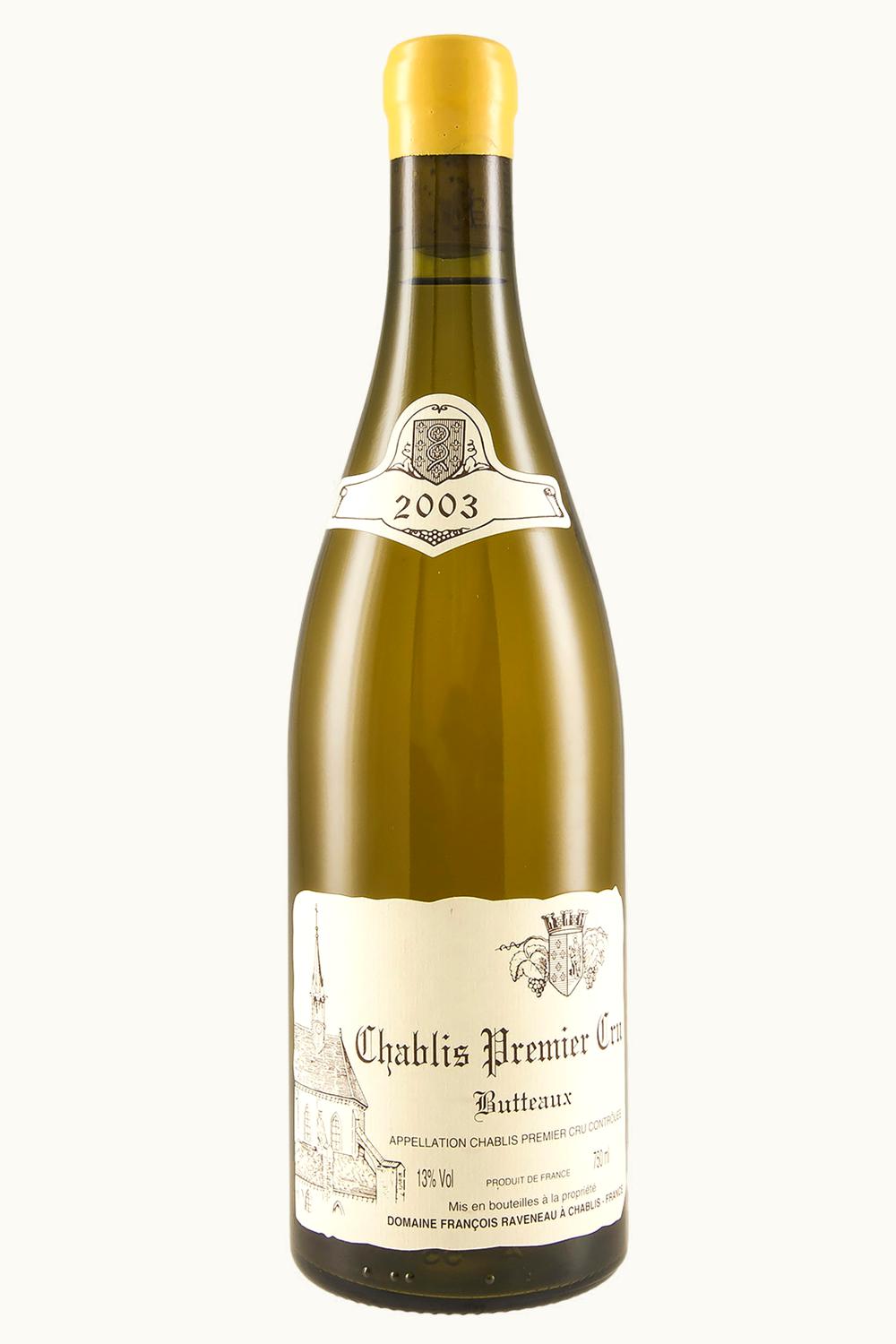 Domaine François Raveneau Domaine Francois Raveneau Butteaux Chablis Premier Cru Burgundy, 2003