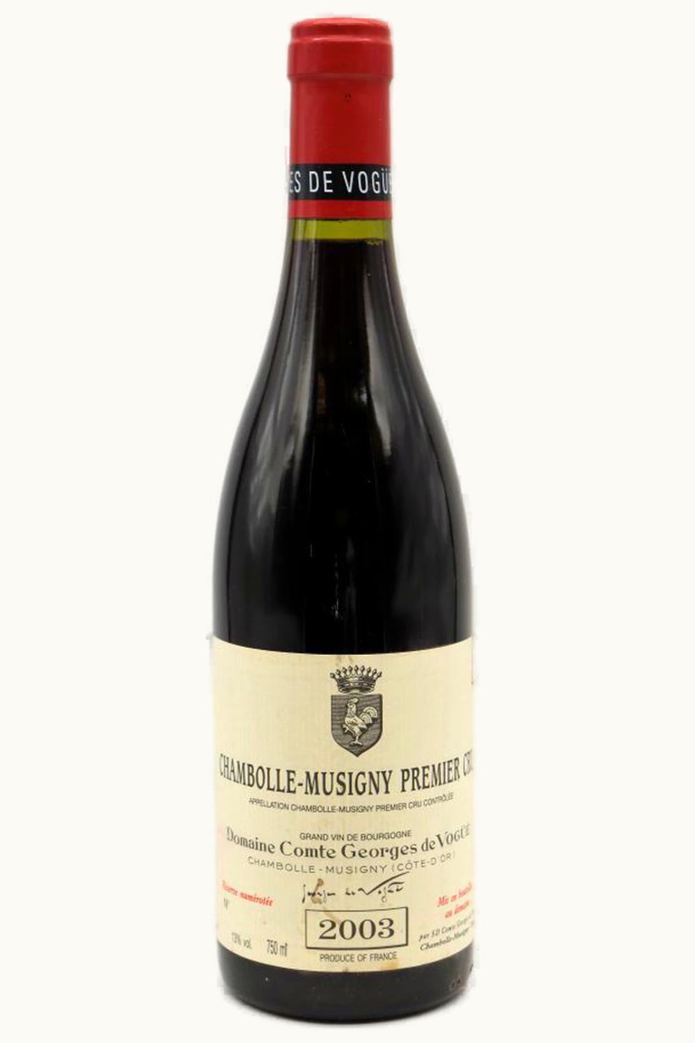 Domaine Comte George de Vogue Domaine Comte George de Vogue Cote Nuit Chambolle Musigny Premier Cru Burgundy, 2003