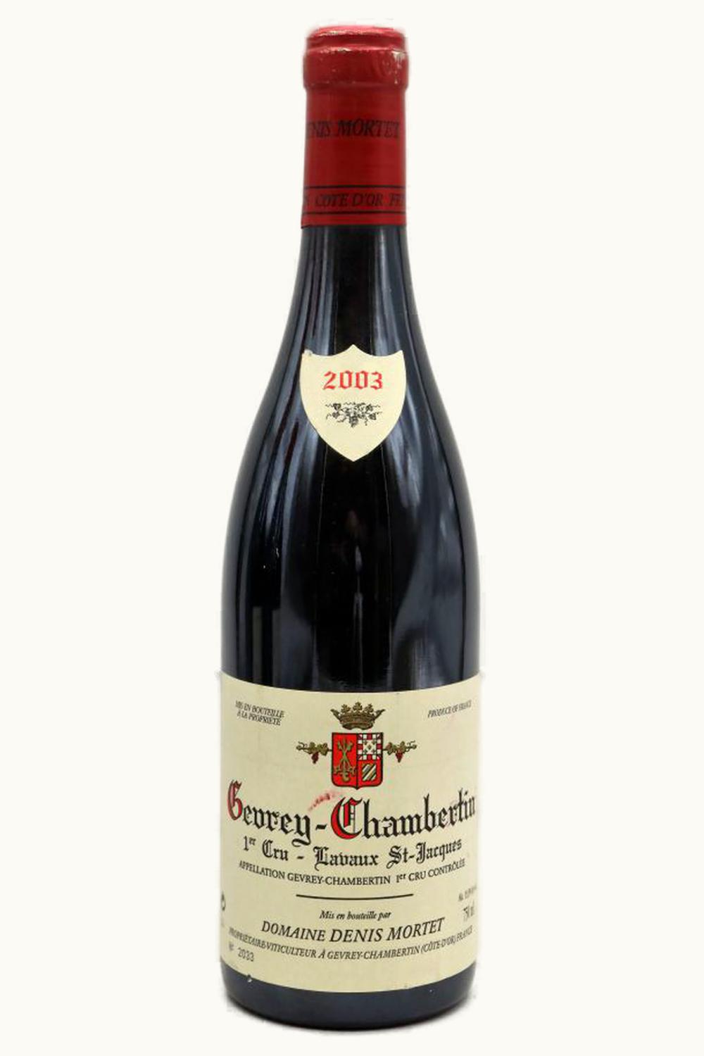 Domaine Denis Mortet Domaine Denis Mortet Lavaut St Jacques Gevrey Chambertin Premier Cru Cote de Nuit Burgundy, 2003