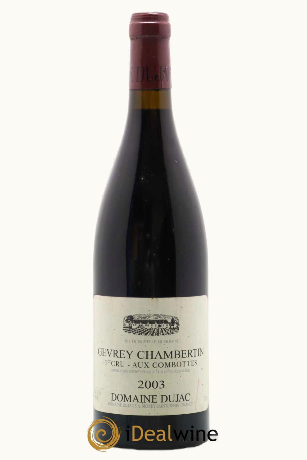 Domaine Dujac Domaine Dujac Aux Combottes Gevrey Chambertin Premier Cru Cote de Nuit Burgundy, 2003
