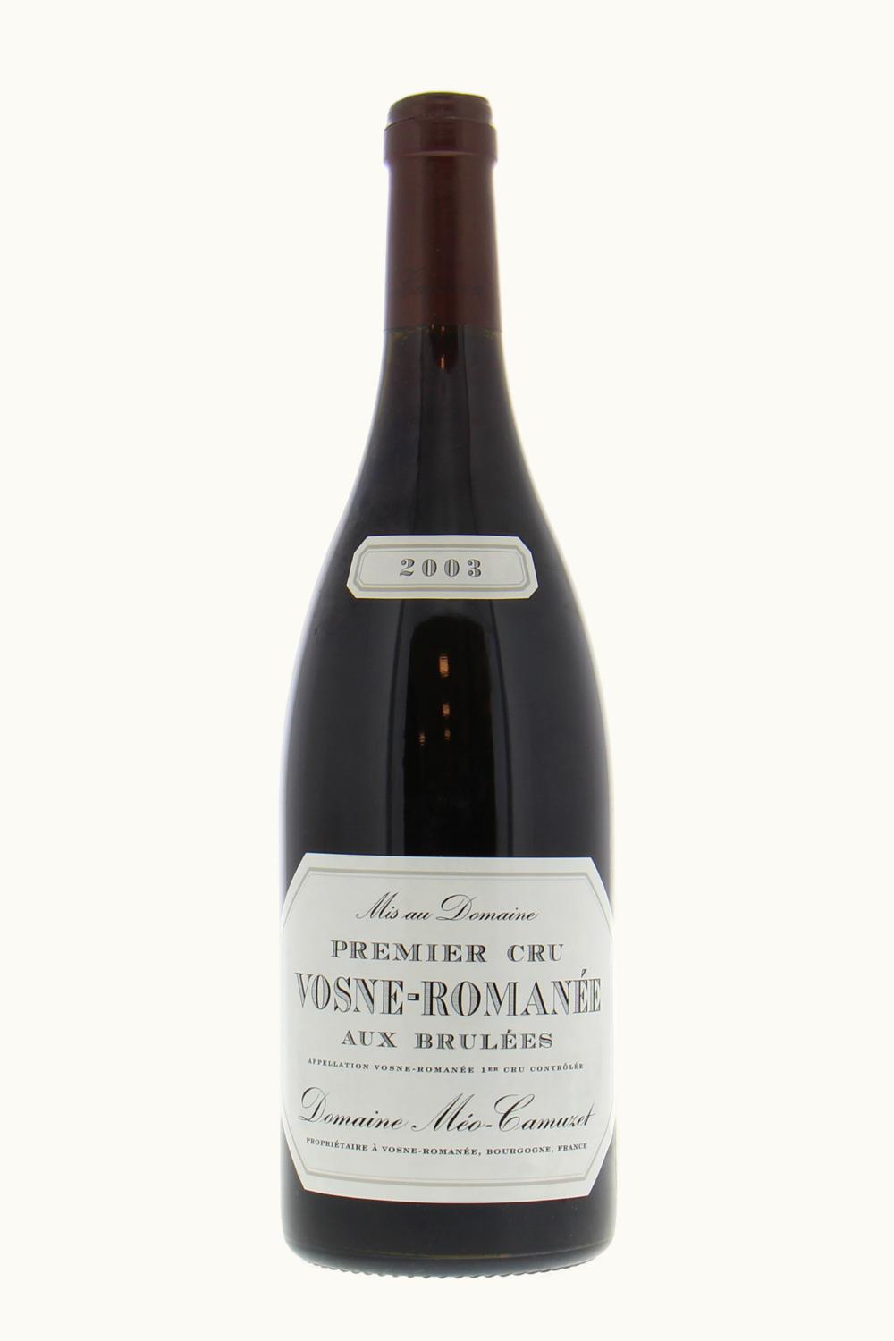 Domaine Méo-Camuzet Domaine Méo-Camuzet Aux Brulees Vosne Romanee Premier Cru Cote de Nuit Burgundy, 2003
