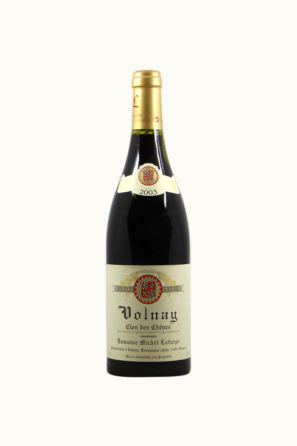 Domaine Michel Lafarge Domaine Michel Lafarge Clos de Chene Volnay Premier Cru Cote Beaune Burgundy, 2003