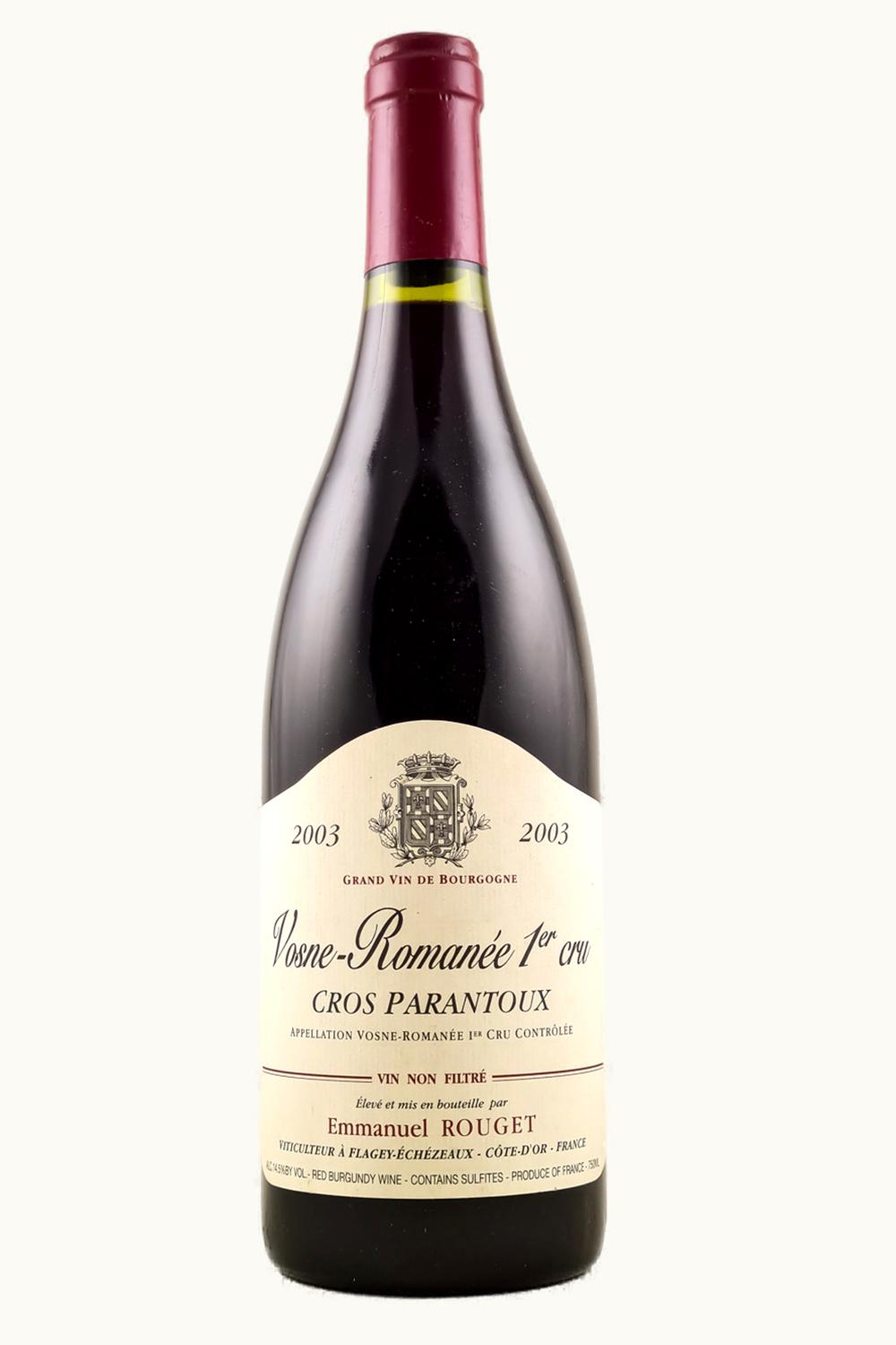 Emmanuel Rouget Emmanuel Rouget Vosne Romanee, 2003