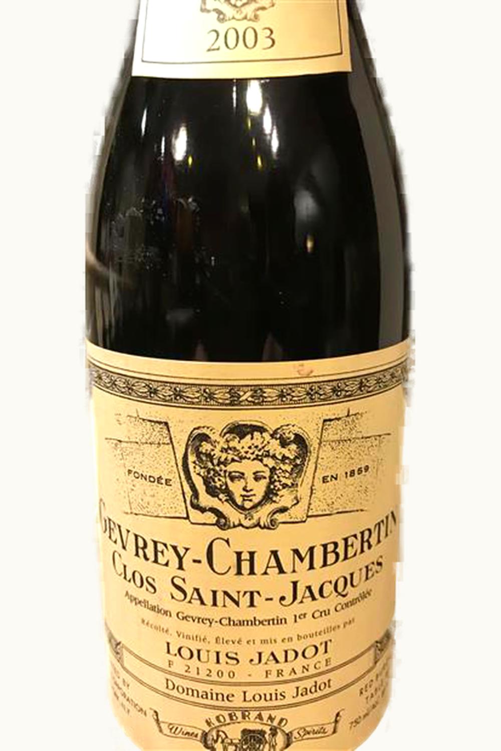 Louis Jadot Louis Jadot Clos St Jacques Gevrey Chambertin Premier Cru, 2003