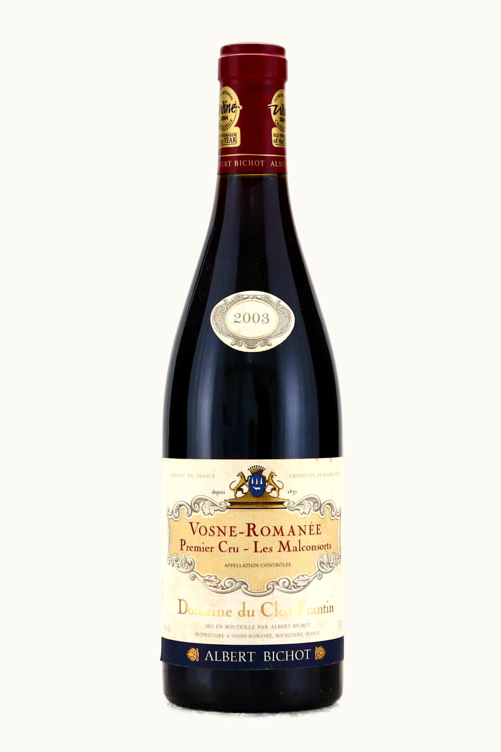 Albert Bichot Albert Bichot Dom du Clos Frantin Les Malconsort, 2003
