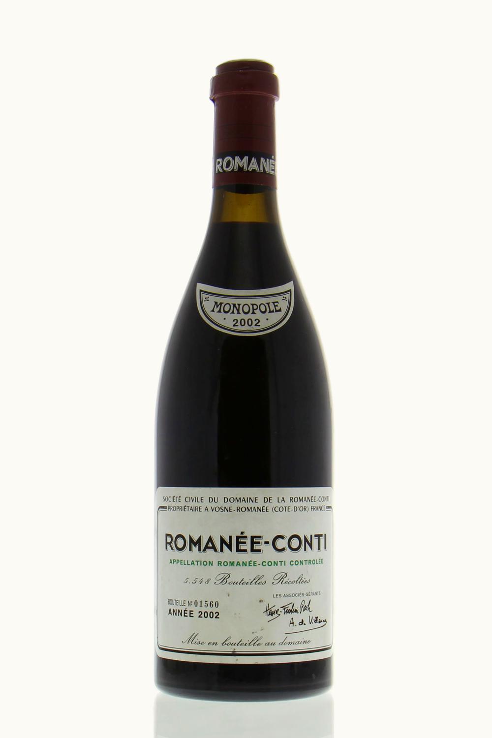 Domaine de la Romanée-Conti Domaine de la Romanée-Conti Grand Cru Cote Nuit Romanee, 2002