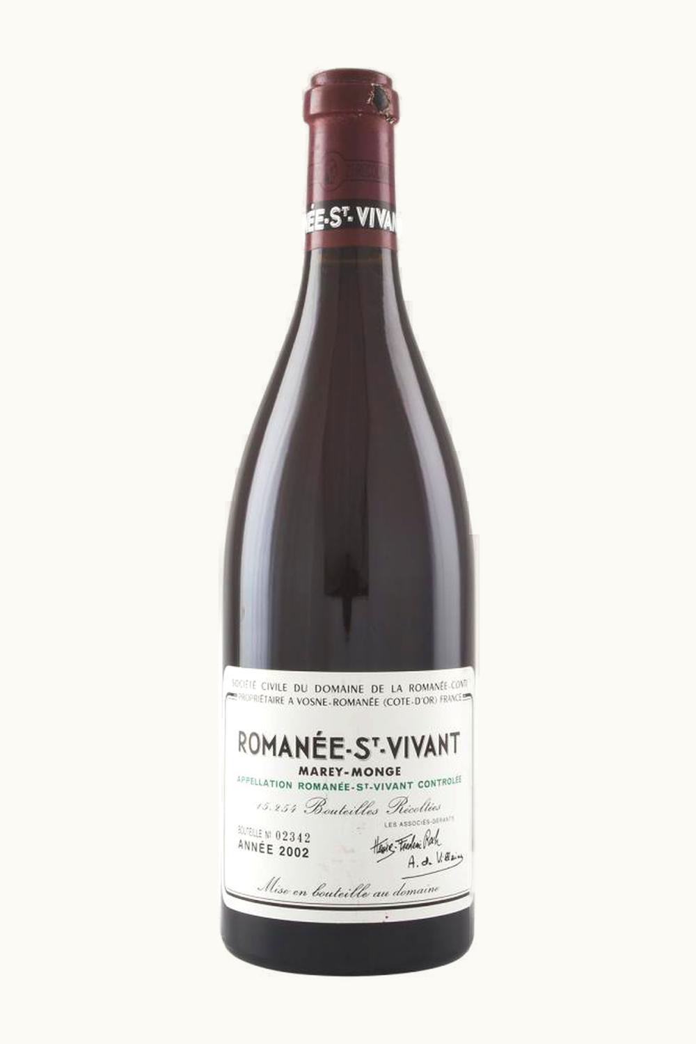 Domaine de la Romanée-Conti Domaine de la Romanée-Conti St Vivant Grand Cru Cote Nuit Vosne, 2002