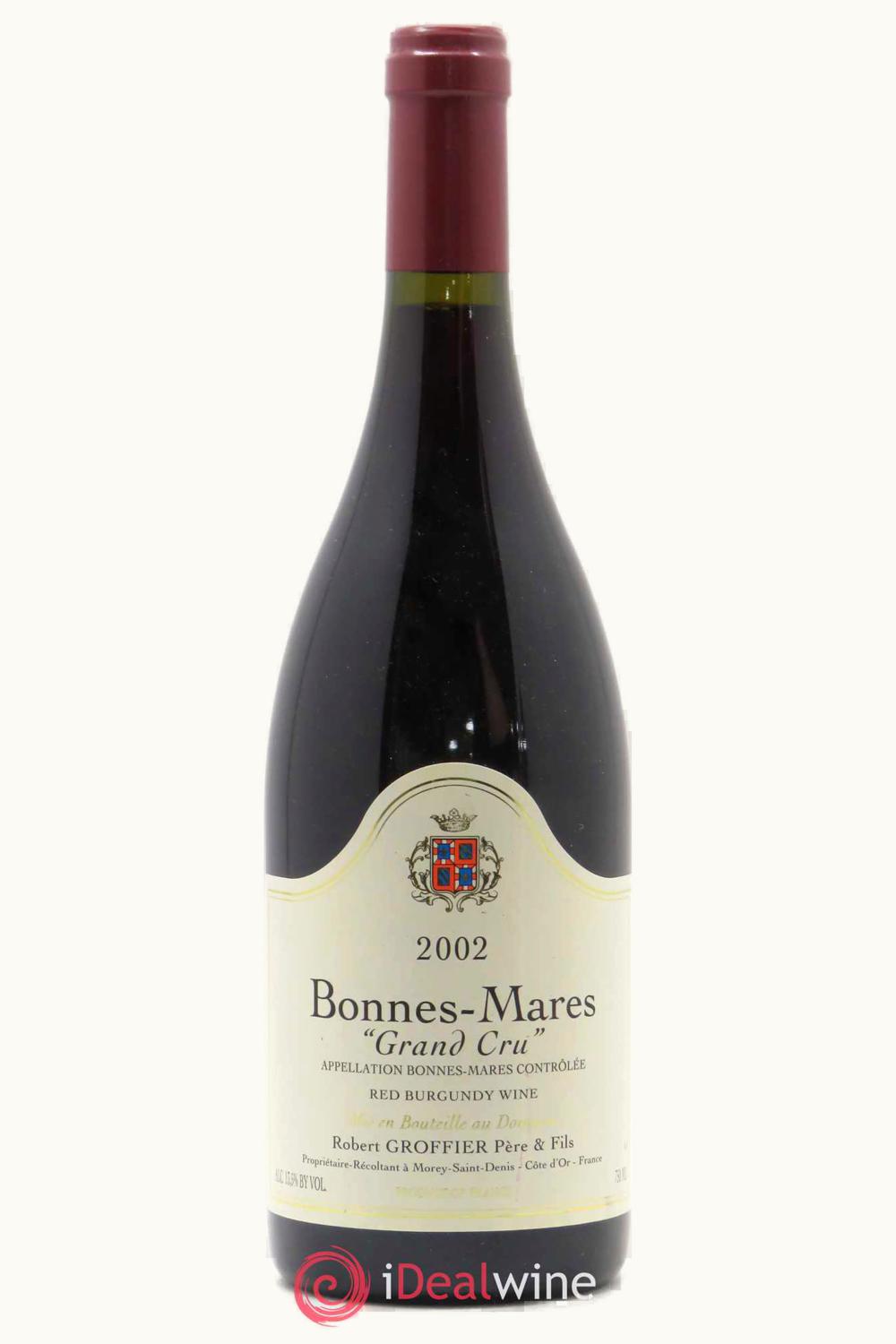 Domaine Robert Groffier Domaine Robert Groffier Grand Cru Bonnes Mares Chambolle Musigny, 2002