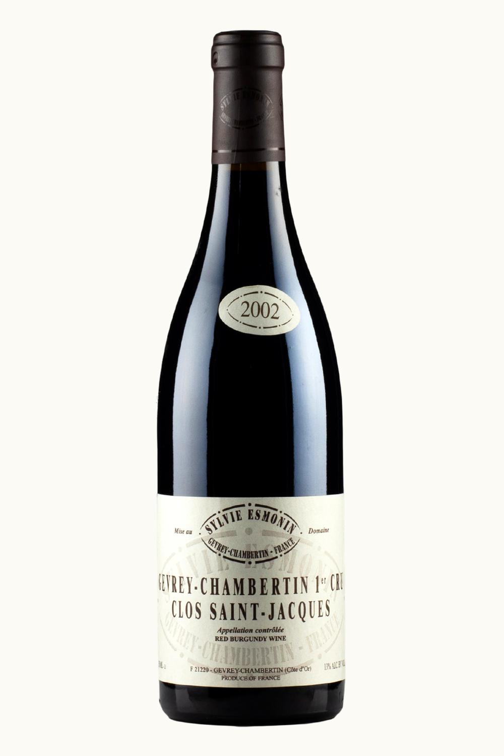Domaine Sylvie Esmonin Domaine Sylvie Esmonin Clos St Jacques Gevrey Chambertin Premier Cru, 2002