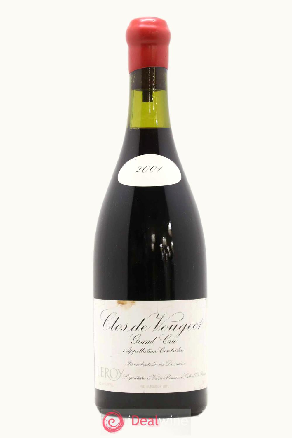 Domaine Leroy Domaine Leroy Grand Cru Cote Nuit Clos de Vougeot, 2001
