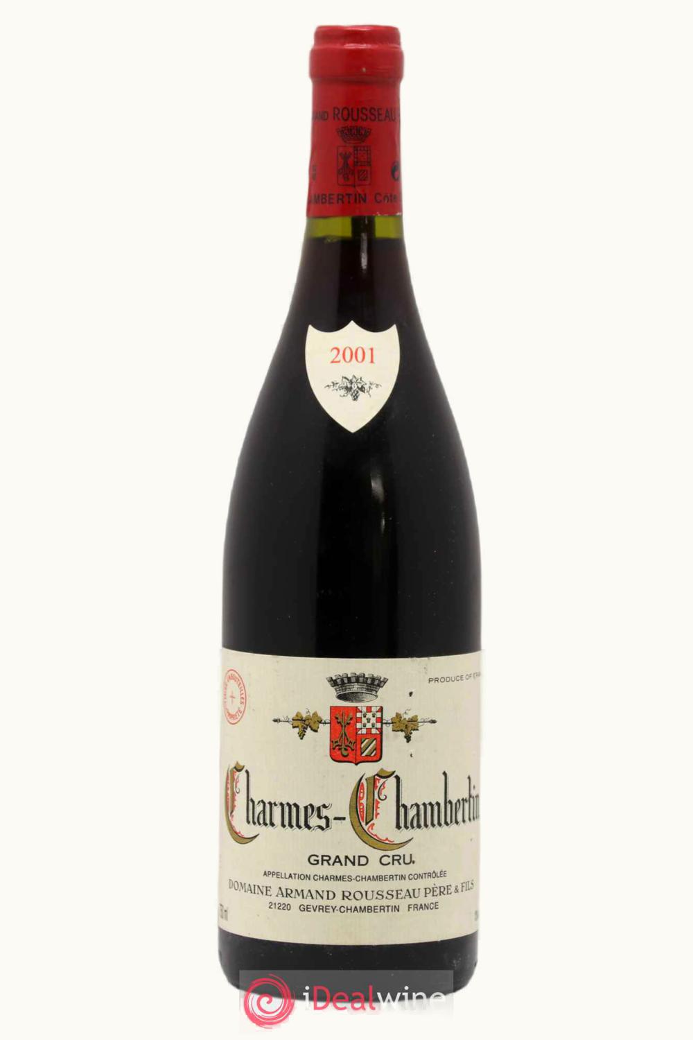 Domaine Armand Rousseau Domaine Armand Rousseau Pere Grand Cru Charmes Chambertin, 2001